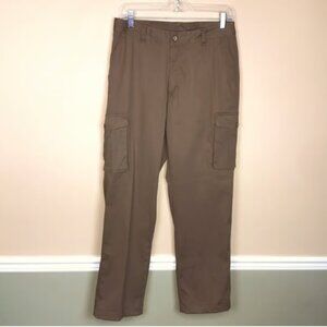 Gander Mountain Women’s Brown Cargo Pockets Straight Leg Hiking Outdoor Pants